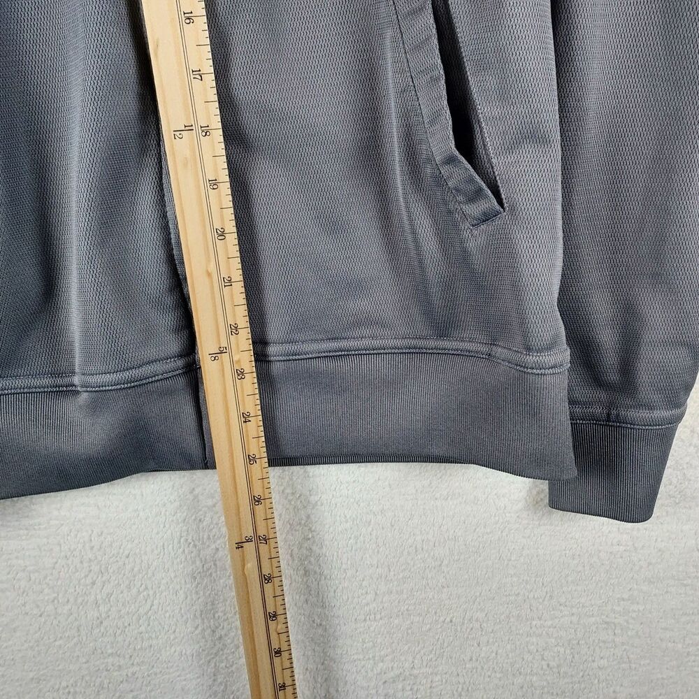 Nike Jacket Mens Small Gray Full Zip Y2K Activewear Light Weight Pockets - Picture 7 of 11